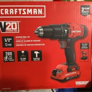 Craftsman V20 Hammer Drill Kit-New in Box